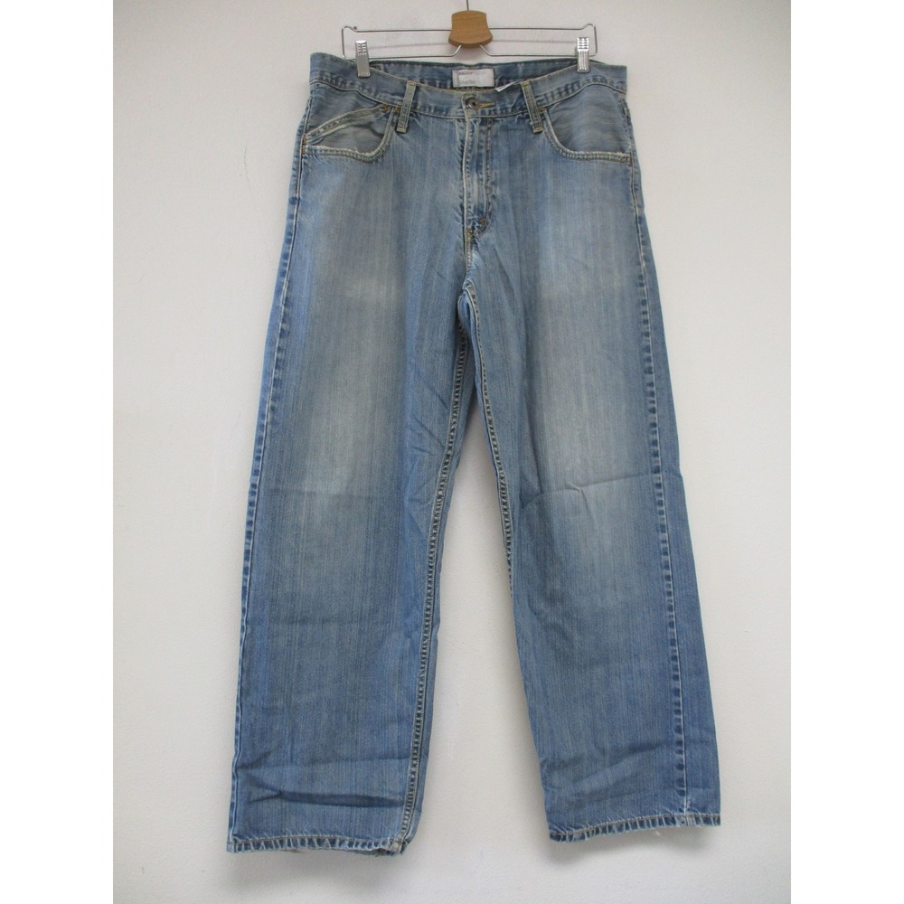 Levi's SilverTab Jeans Mens 36x32 Light Wash Baggy Relaxed Fit Vintage Y2K Denim
